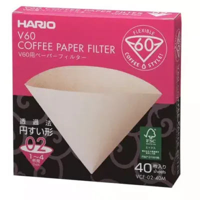 HARIO | Filtres V60 1/4 tasses