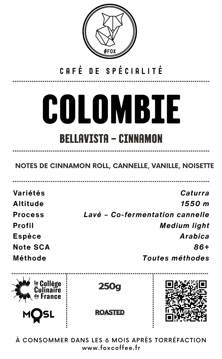 COLOMBIE | Bellavista Cinnamon Co-Fermented – Image 2